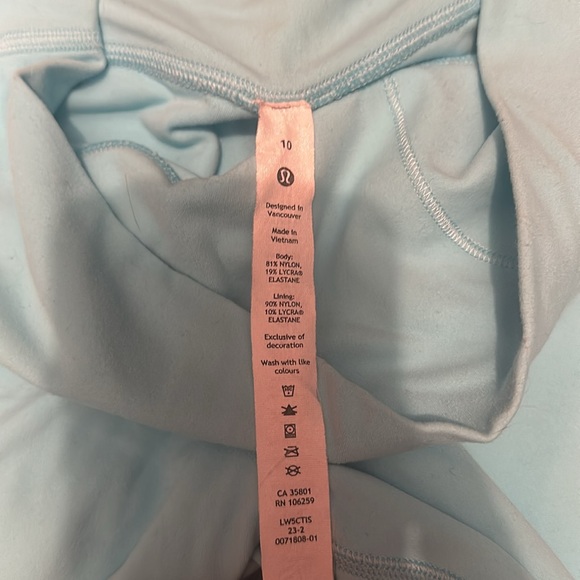 Size 10 align leggings light blue - Picture 2 of 4